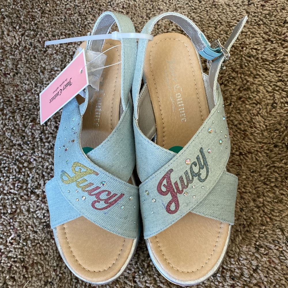 Juicy Couture rainbow sandals 🌈